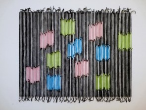 3 Blue Woolie Squares (2010)