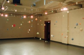 6. Installation view, Falling