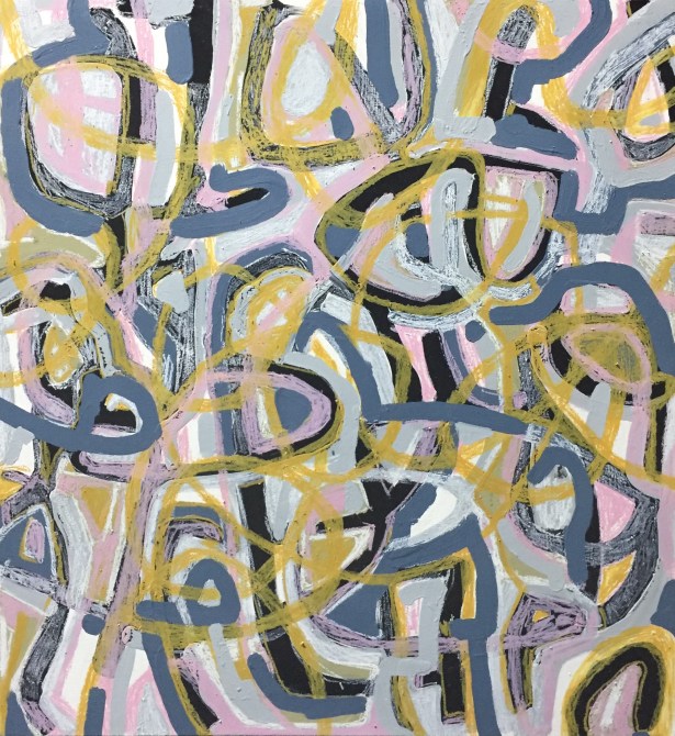 ahn-wells_spring-delights_mixed-media-on-board_1m-x-1m